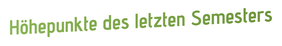H hepunkte des letzten Semesters